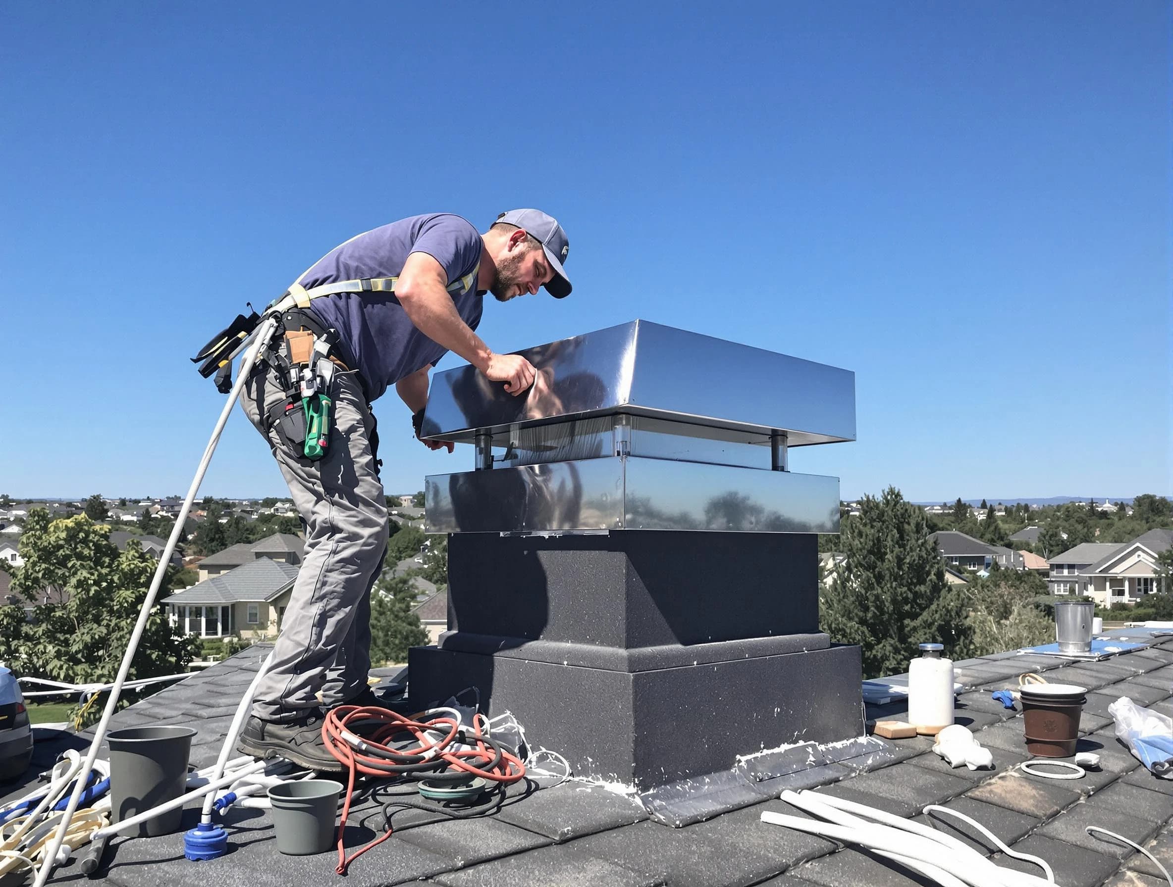 Chimney Cap Services service in Taunton, MA